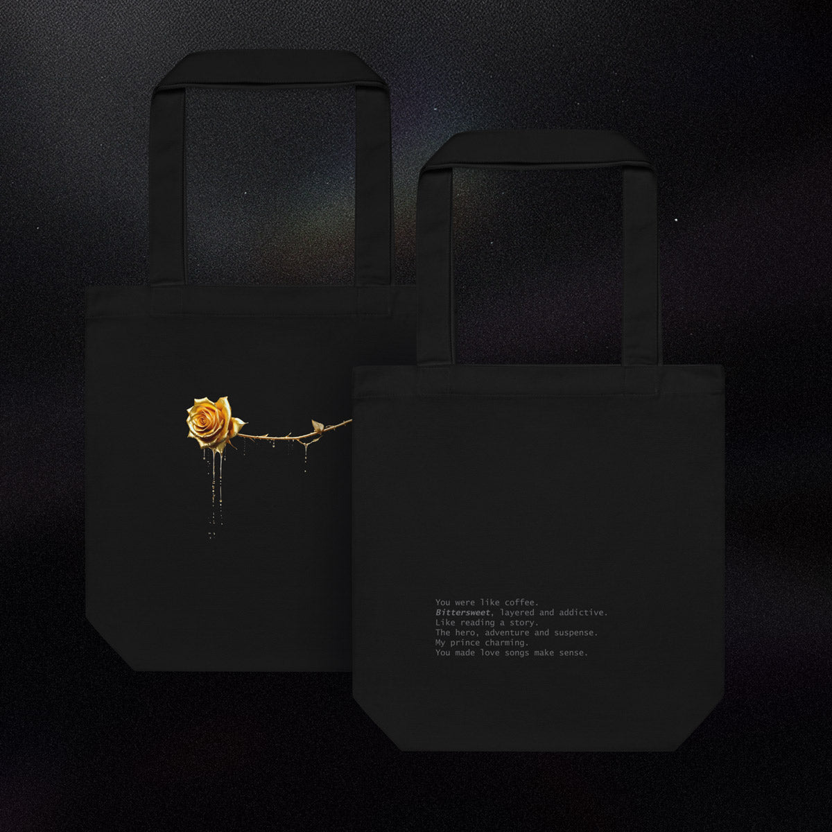 BITTERSWEET COTTON LYRIC TOTE